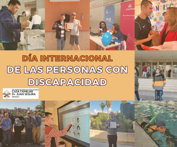 Día de las personas con discapacidad collage