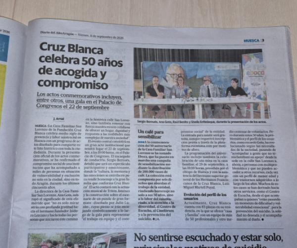 50 aniversario CF S. Lorenzo, Huesca rueda de prensa