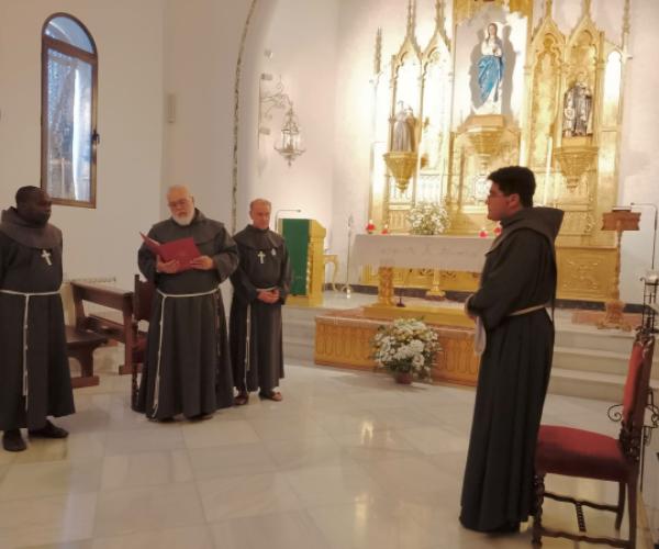 TOMA DE HÁBITO Y ADMISIÓN AL NOVICIADO LEONEL